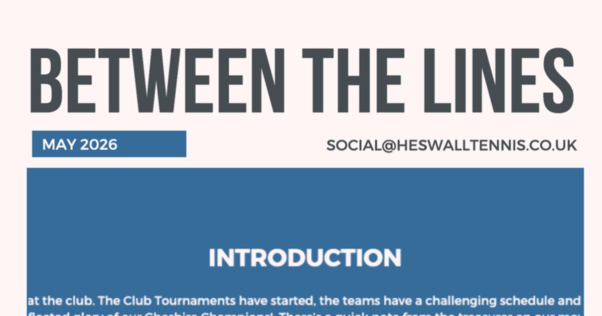 Hltc HLTC Newsletter - May 2026